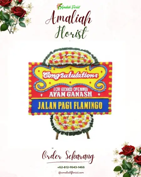Sewa Papan Bunga Kota Karang